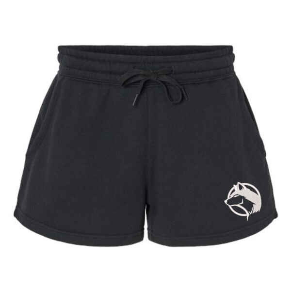 Independent Trading - Women’s Lightweight California Wave Wash Fleece Shorts - Embroidered Logo Thumbnail