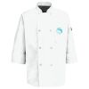 Eight Pearl Button Chef Coat with Thermometer Pocket Thumbnail