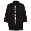 Ten Pearl Button Black Chef Coat Thumbnail