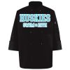 Ten Pearl Button Black Chef Coat Thumbnail